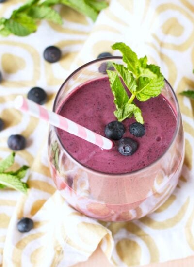 Blueberry Smoothie Recipe With Mint Recipe