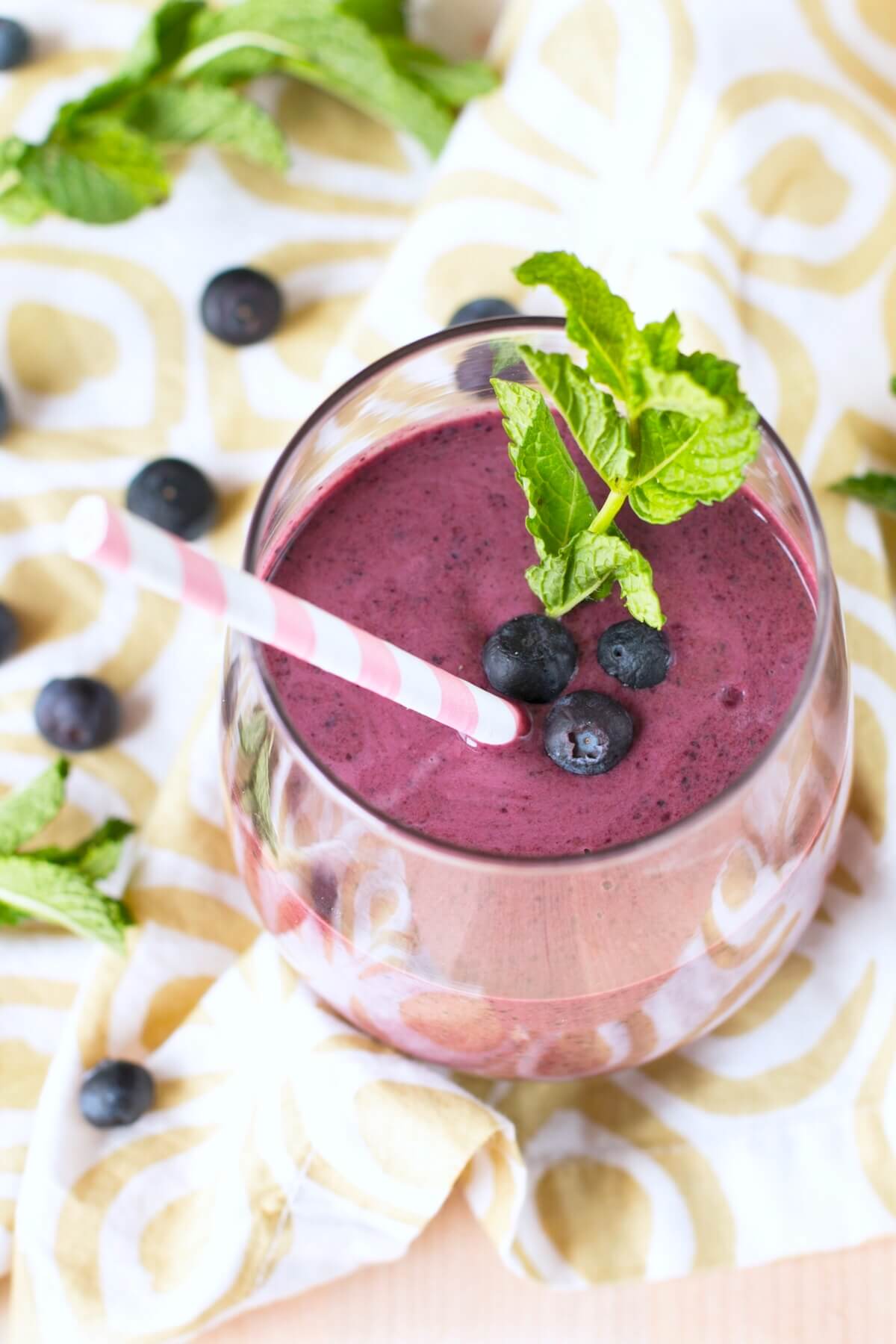Blueberry Mint Smoothie