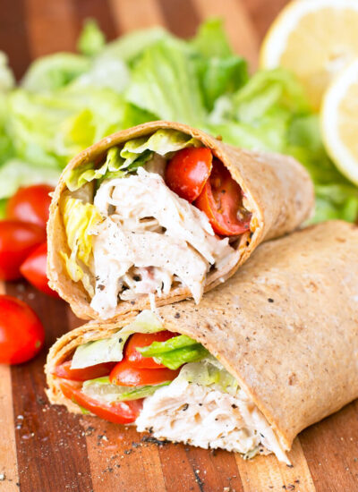 Chicken Caesar Salad Wraps Recipe