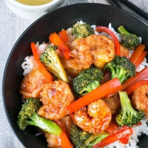 Crispy Honey Sriracha Shrimp Stir Fry Recipe