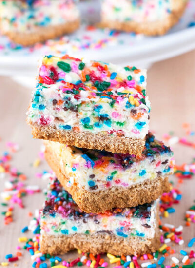 Easy Funfetti Cheesecake Bars Recipe