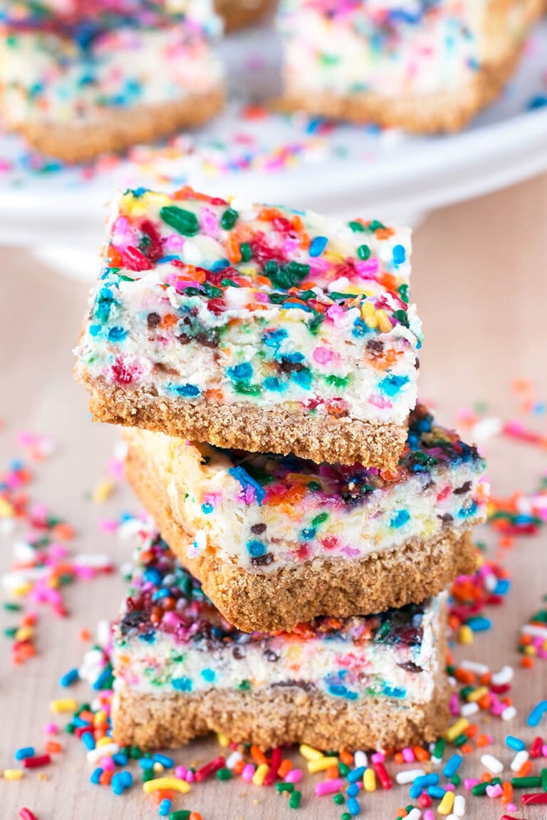 Funfetti Cheesecake Bars