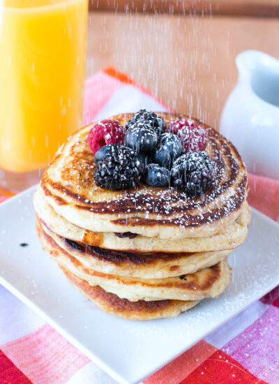 Buttermilk Pancakes – Easy Mixed Berry Recipe