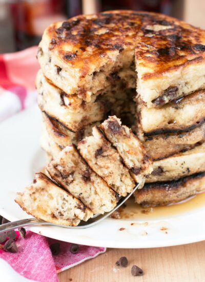 Classic Chocolate Chip Pancakes