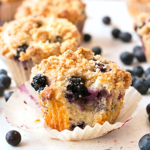dessert Vi ses Biprodukt Easy Blueberry Crumb Muffins – Cookin' with Mima