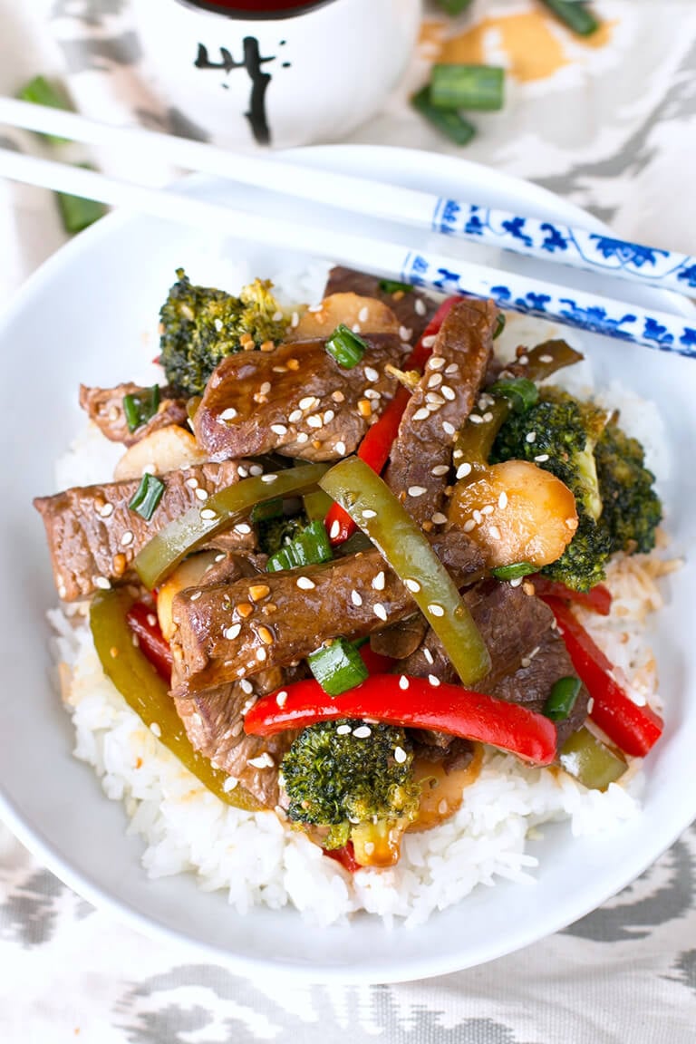 Garlic Beef and Vegetable Stir-Fry