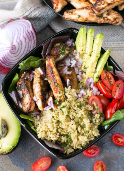 Grilled Chicken Lime Bowl
