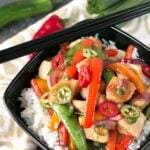 Sweet and Spicy Chicken Stir-Fry is a quick and easy dinner recipe