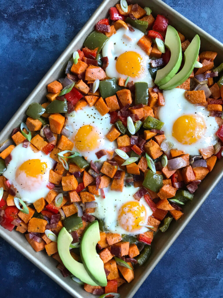 Sweet Potato Hash With Eggs