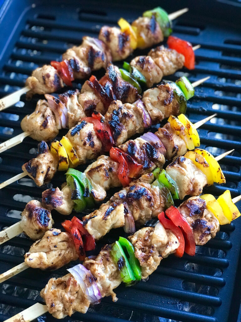 Spicy Mango Habanero Chicken Kabob - a low carb recipe