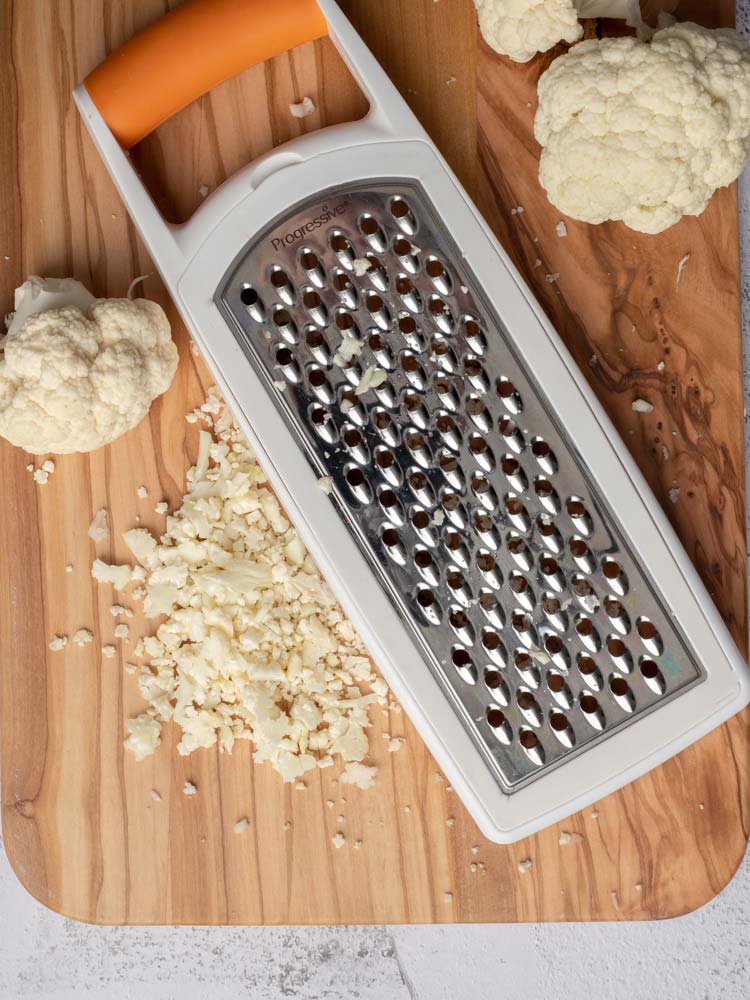 grating cauliflower 