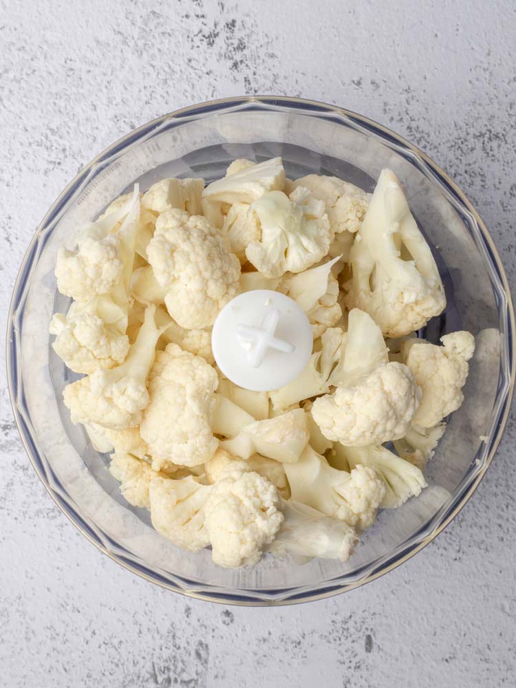 cauliflower in a food processor 