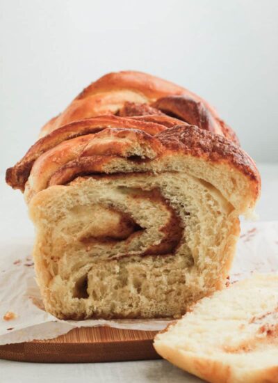 interior shot of the cinnamon babka