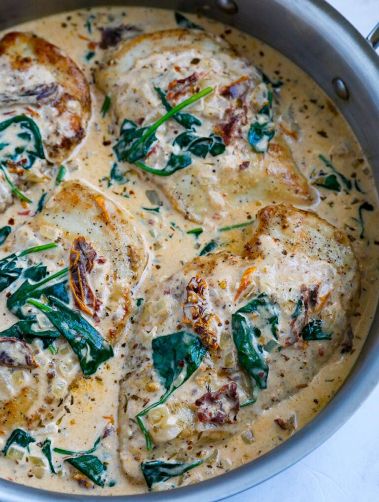 Creamy Tuscan Chicken – Cookin' with Mima