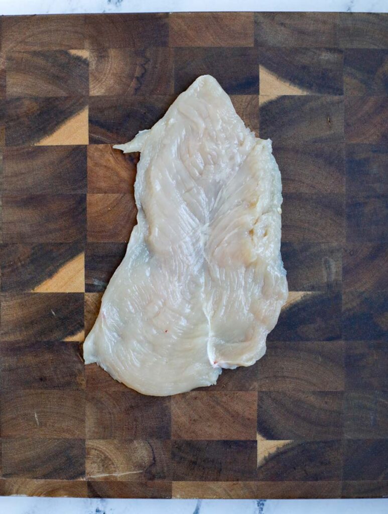 Flattened chicken.