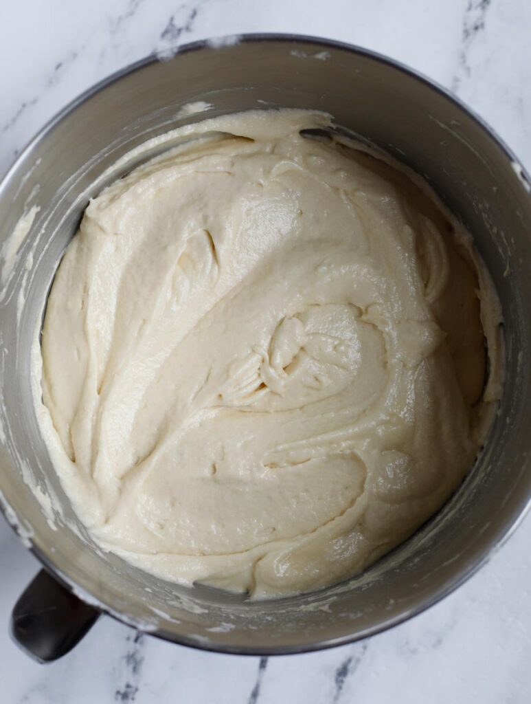 batter is fixed up in a bowl and ready