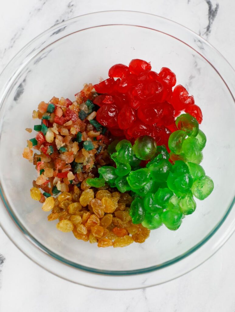 mixed dried fruits in a bowl