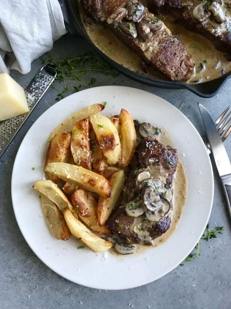 Creamy Mushroom Steak