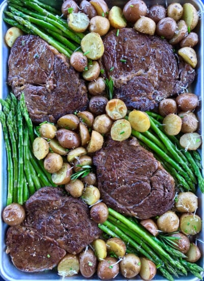 Steak and Potato with Asparagus Recipe