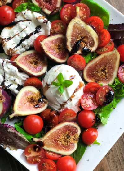 Burrata Fig Salad Keto friendly