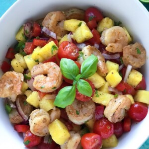 This Pineapple Shrimp Salad is so delicious