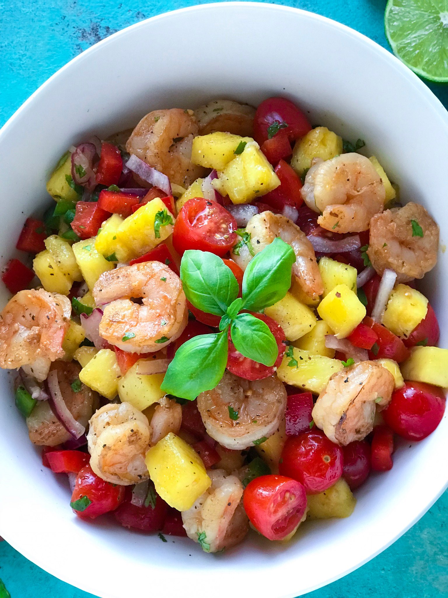 Pineapple Shrimp Macaroni Salad