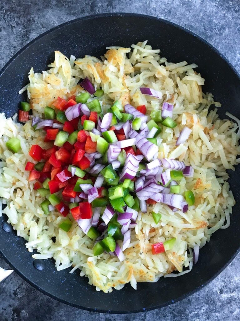 Veggie Hashbrown with Eggs