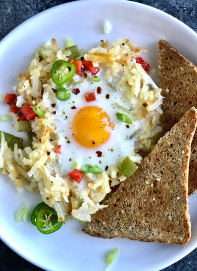 Veggie Hashbrown with Eggs Recipe