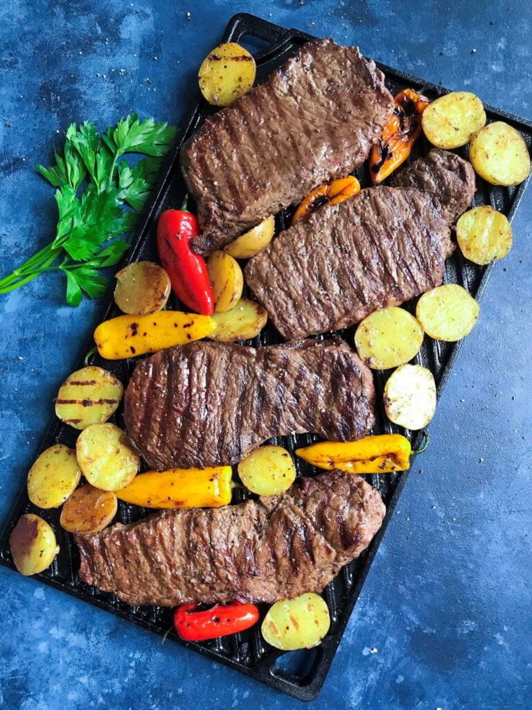 Grilled Steak and Potatoes