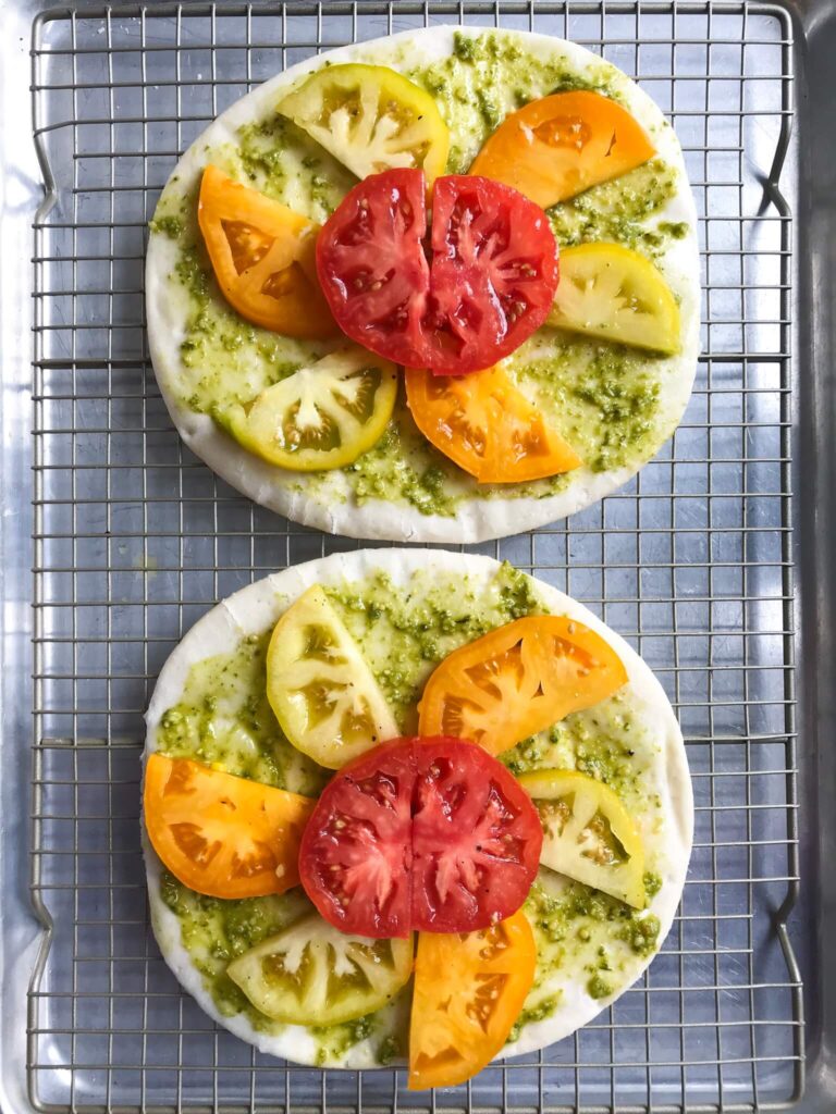 tomatoes on veggie pizza recipe