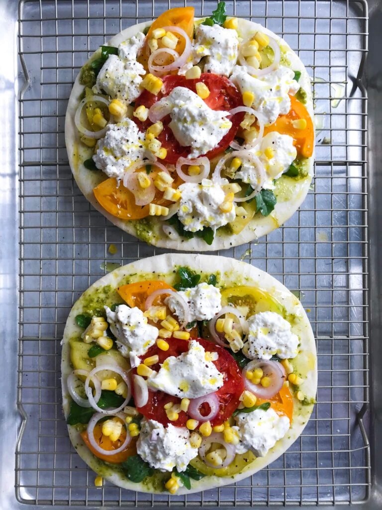 Burrata Veggie Pizza