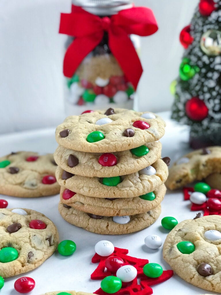 Santa's M&M Cookies