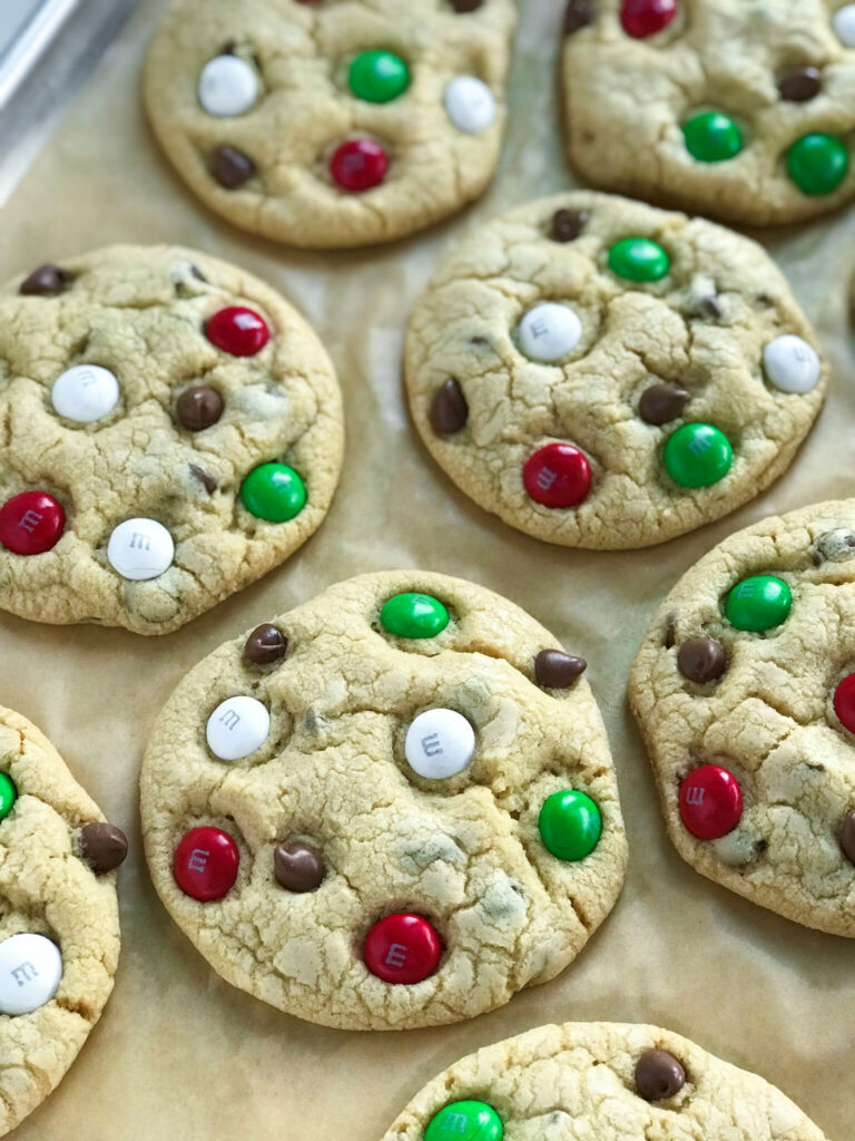 Santa's M&M Cookies