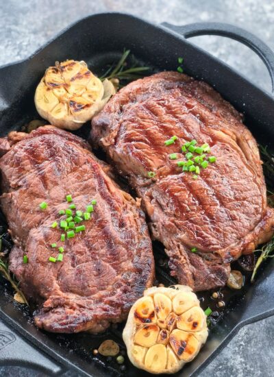 Simple Skillet Ribeye Steak Recipe