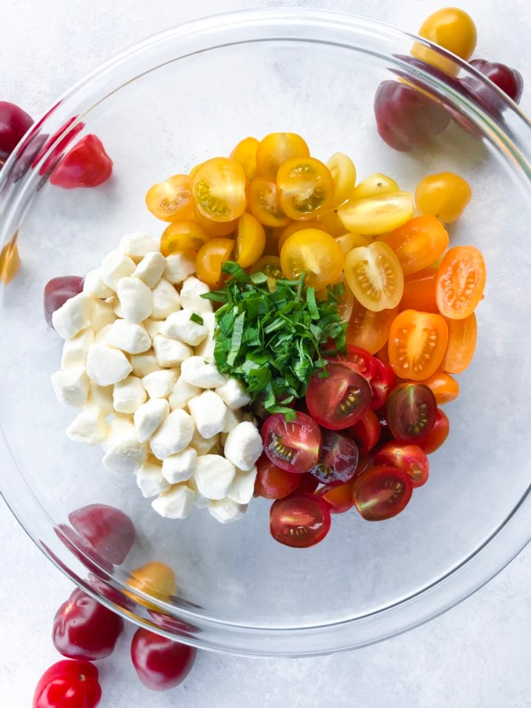 Balsamic Tomato Mozarella Salad