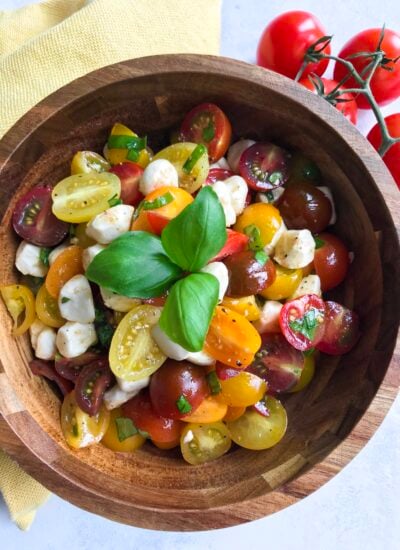 Tomato Mozzarella Salad With Balsamic