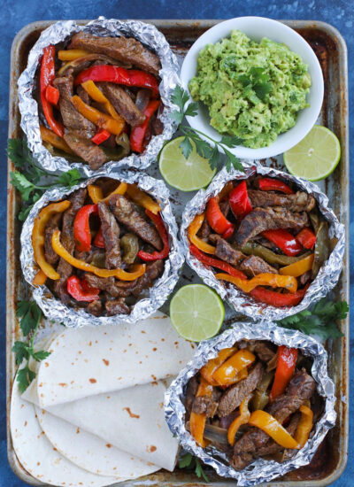 Steak Fajita Foil Packs