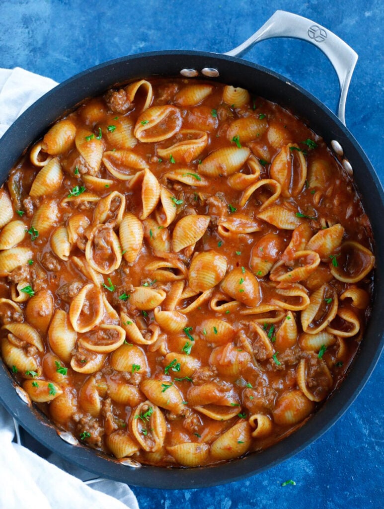 Beef Taco Pasta