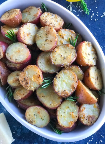 Oven Roasted Parmesan Herbed Potatoes