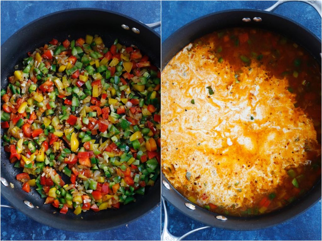 One Pot Chicken Fajita Pasta Fajita sauce
