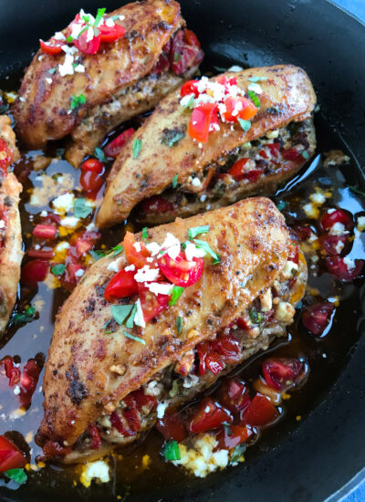 Bruschetta Stuffed Chicken