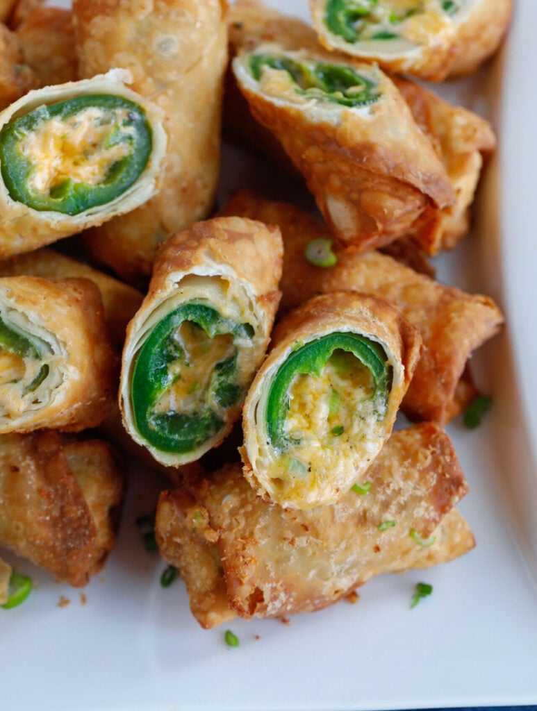 Easy Stuffed Jalapeno Popper Egg Rolls – Cookin' with Mima