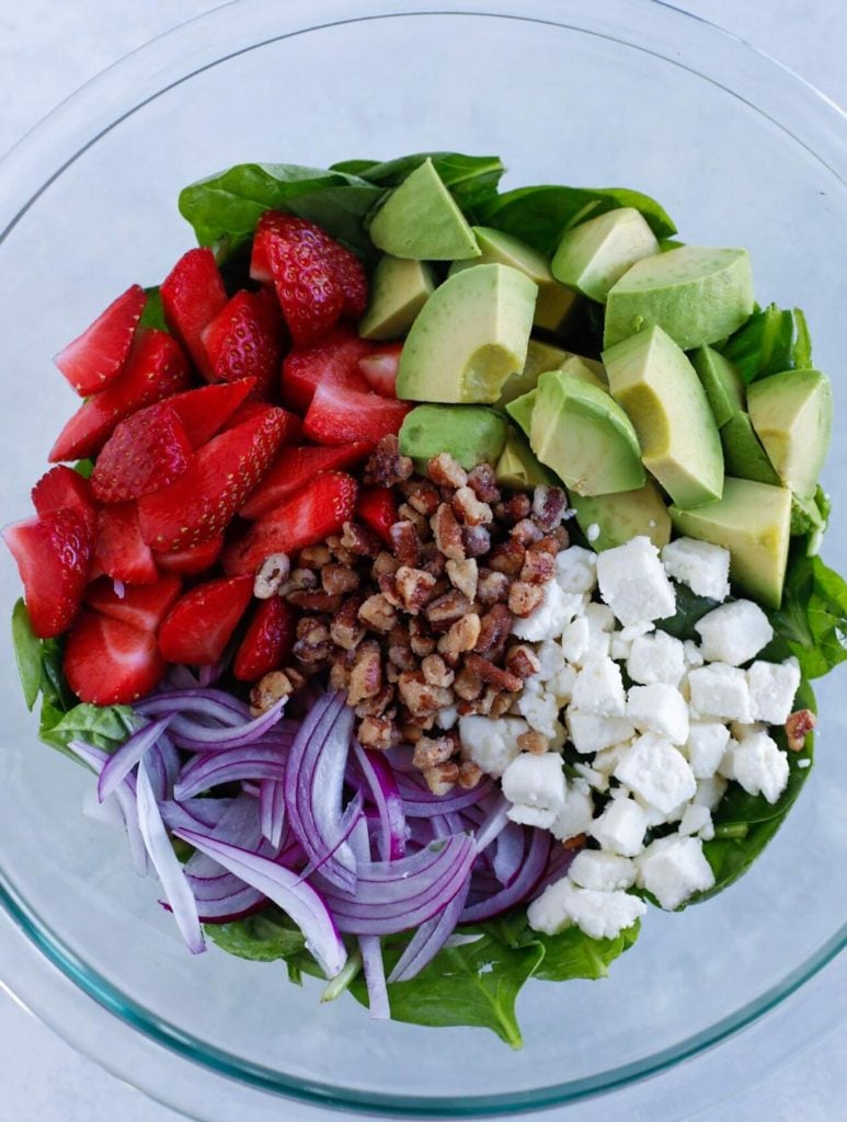 Strawberry Spinach Salad