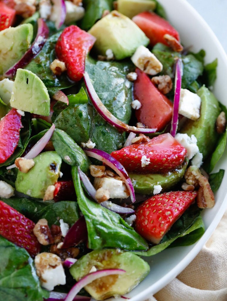 Strawberry Spinach Salad