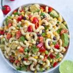 Delicious Taco Ranch Pasta Salad