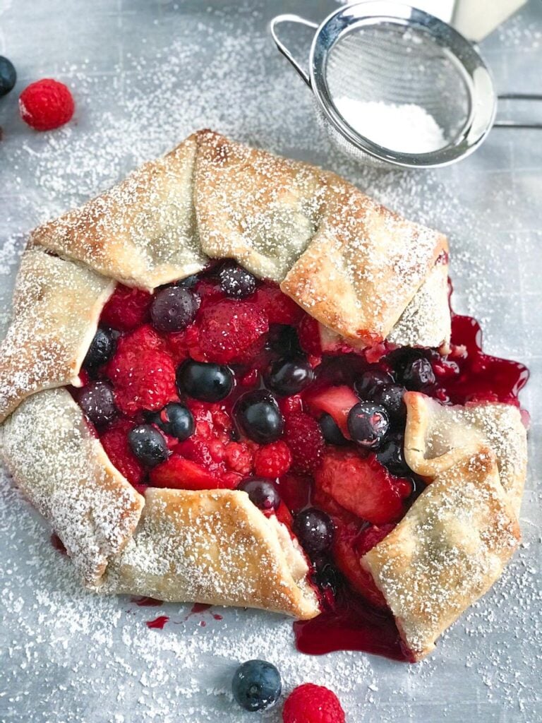 Mixed Berry Galette 