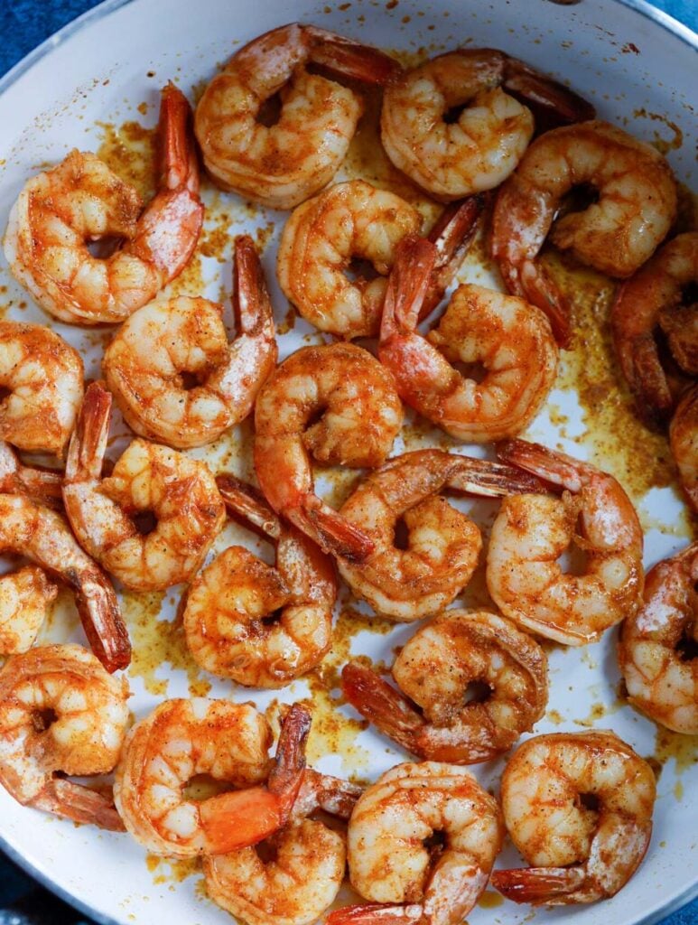 pan seared cajun shrimp