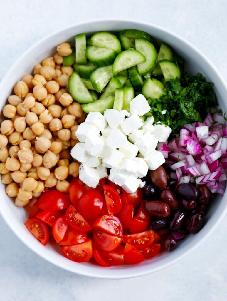 ingredients for greek salad