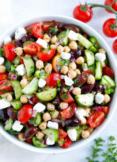 Greek Chickpea Salad Recipe