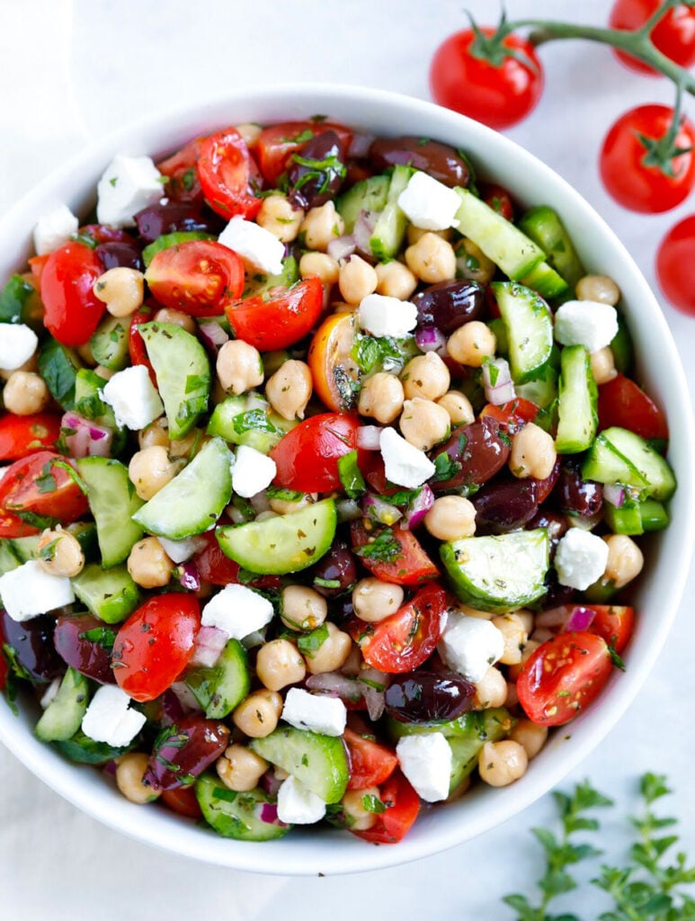 Greek Chickpea Salad